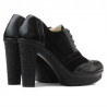 Scarpe casual donna 637 nero combinato