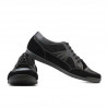 Scarpe sportive uomo 716 nero velluto+laccato nero