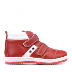 Stivali bambini 3207 rosso+bianco
