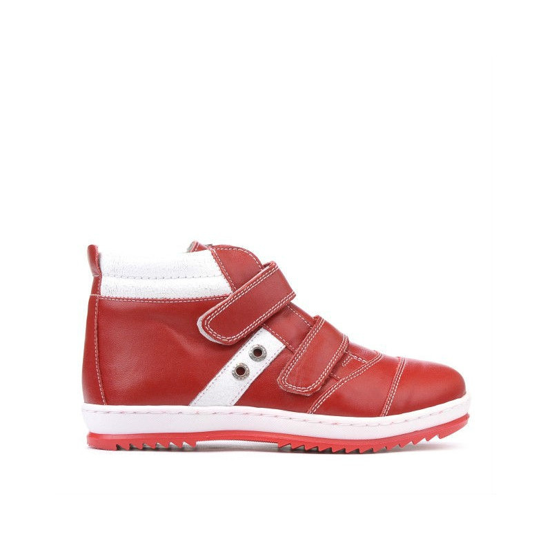 Stivali bambini 3207 rosso+bianco