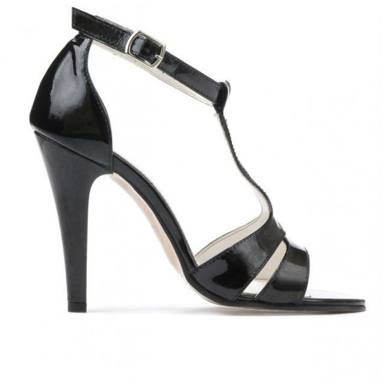 Sandali donna 1239-1 vernice nera