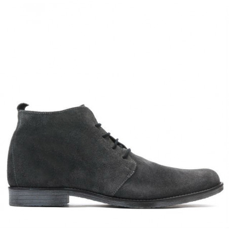 Stivaletti da uomo 412 antracite in velour