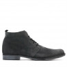 Stivaletti da uomo 412 antracite in velour