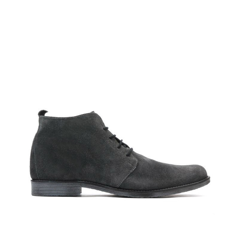 Stivaletti da uomo 412 antracite in velour