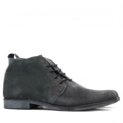Stivaletti da uomo 412 antracite in velour