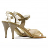 Sandali donna 1240 vernice beige