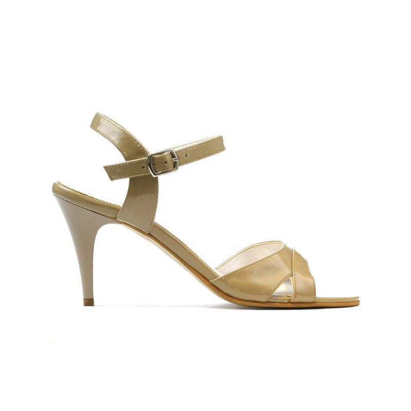 Sandali donna 1240 vernice beige