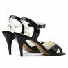 Sandali donna 1240 vernice nera