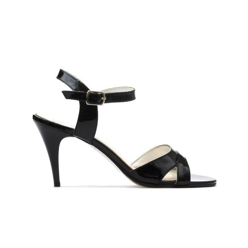 Sandali donna 1240 vernice nera