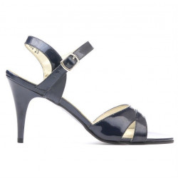 Sandali donna 1240 vernice indaco