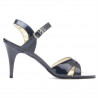Sandali donna 1240 vernice indaco