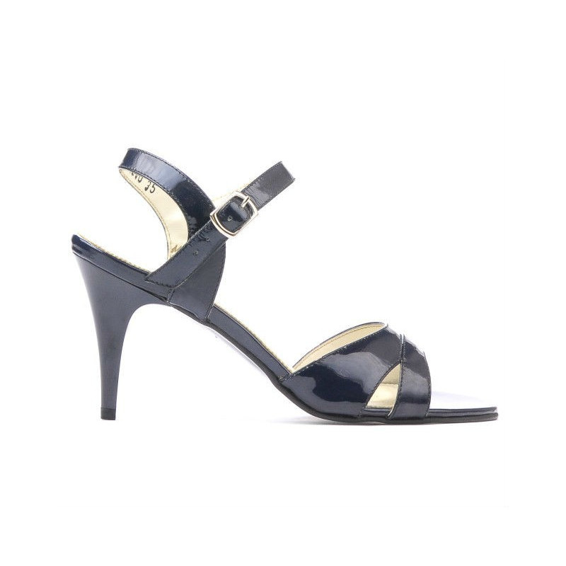 Sandali donna 1240 vernice indaco