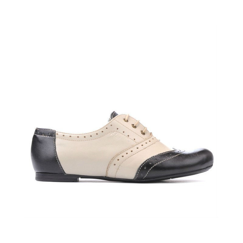Scarpe casual donna 186 nero+beige