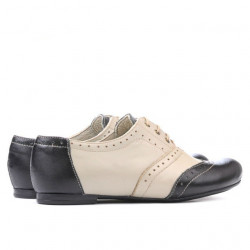 Scarpe casual donna 186 nero+beige