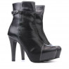 Stivaletti donna 1148 nero combinato