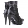 Stivaletti donna 1148 nero combinato