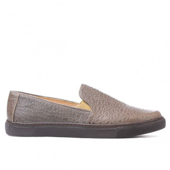 Scarpe sportive donna 658 croco sabbia