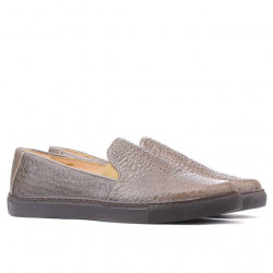 Scarpe sportive donna 658 croco sabbia
