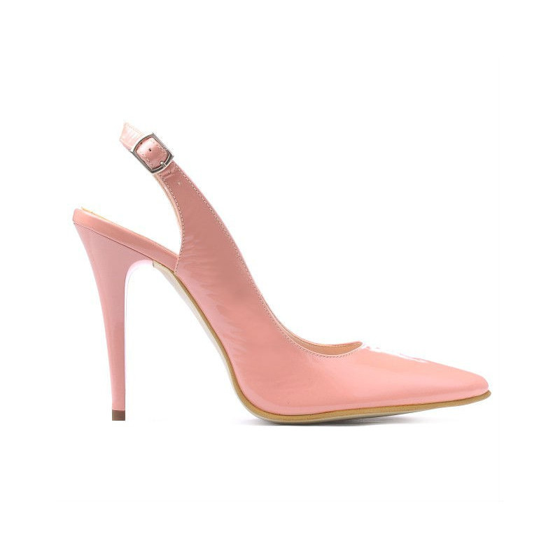 Sandali donna 1235 vernice rosa
