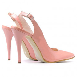 Sandali donna 1235 vernice rosa
