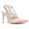 Sandali donna 1235 vernice beige madreperla