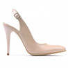 Sandali donna 1235 vernice beige madreperla