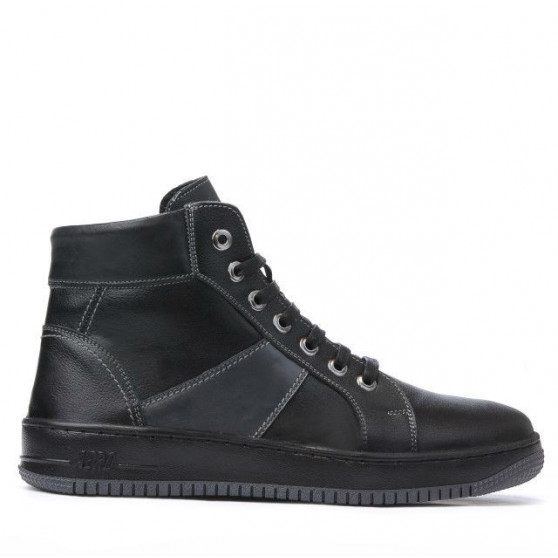 Stivali uomo 4107 nero+grigio