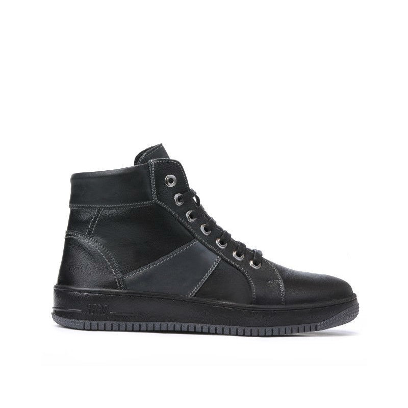Stivali uomo 4107 nero+grigio