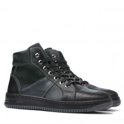 Stivali uomo 4107 nero+grigio