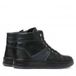 Stivali uomo 4107 nero+grigio