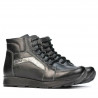 Stivaletti 3324 nero combinato
