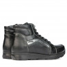 Stivaletti 3324 nero combinato