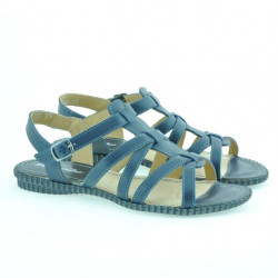 Sandali donna 595 indaco