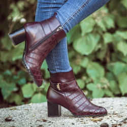 Stivaletti donna 1169 bordeaux