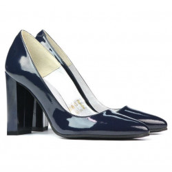 Scarpe eleganti donna 1261 lacca indaco