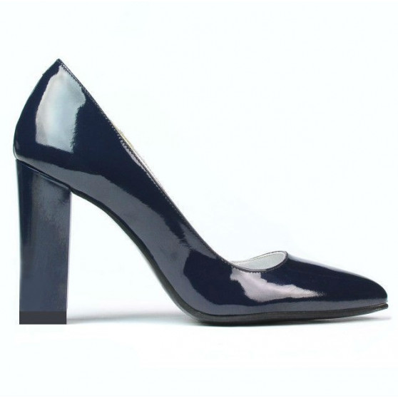 Scarpe eleganti donna 1261 lacca indaco
