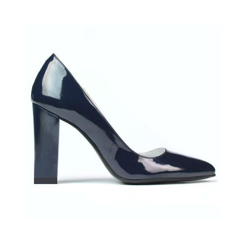 Scarpe eleganti donna 1261 lacca indaco
