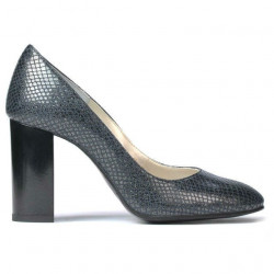 Scarpe eleganti donna 1269 pitone indaco
