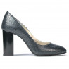 Scarpe eleganti donna 1269 pitone indaco