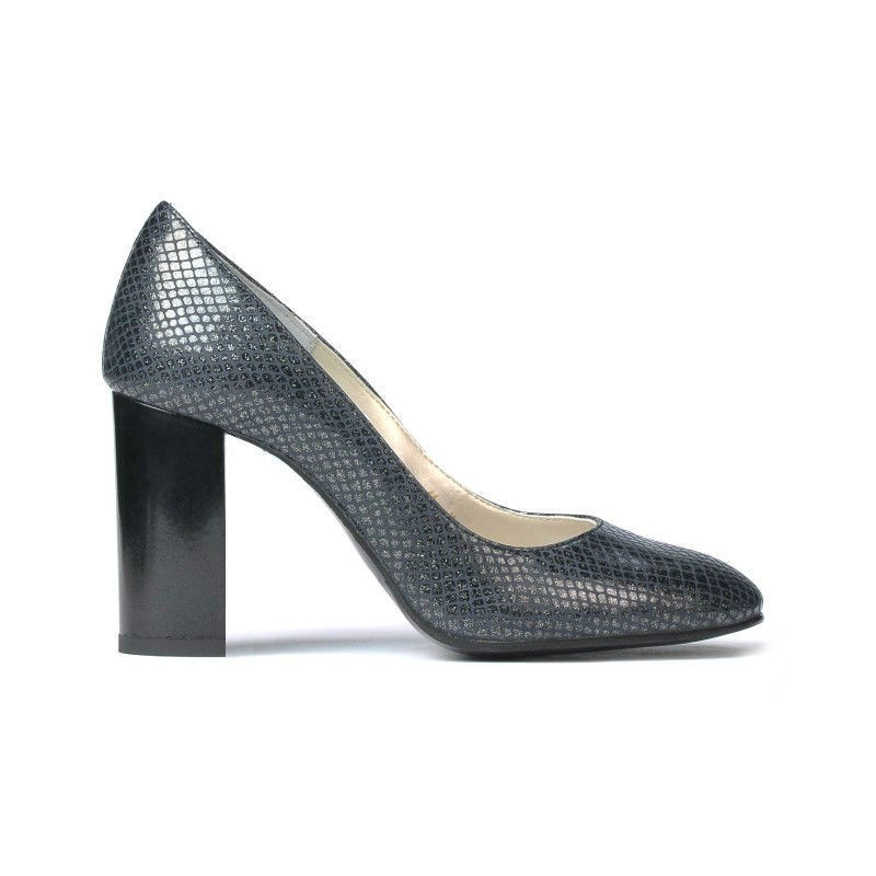 Scarpe eleganti donna 1269 pitone indaco