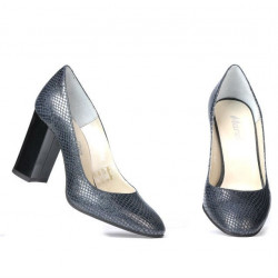 Scarpe eleganti donna 1269 pitone indaco