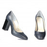 Scarpe eleganti donna 1269 pitone indaco