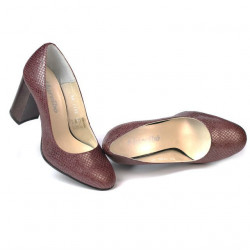 Scarpe eleganti donna 1269 pitone bordeaux