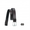 Cintura uomo 25bp marrone perforata