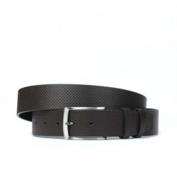 Cintura uomo 25bp marrone perforata