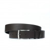 Cintura uomo 25bp marrone perforata