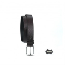 Cintura uomo 25bp marrone perforata