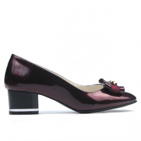 Scarpe eleganti donna 1270 vernice bordeaux