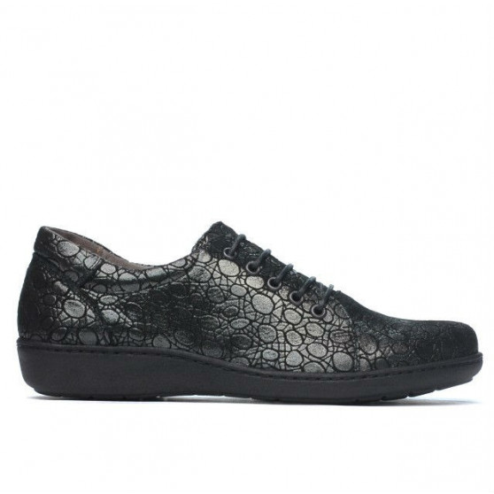 Scarpe casual donna 698 nero perlaceo