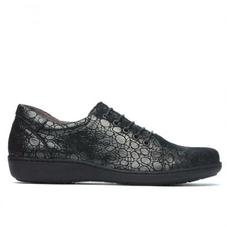 Scarpe casual donna 698 nero perlaceo